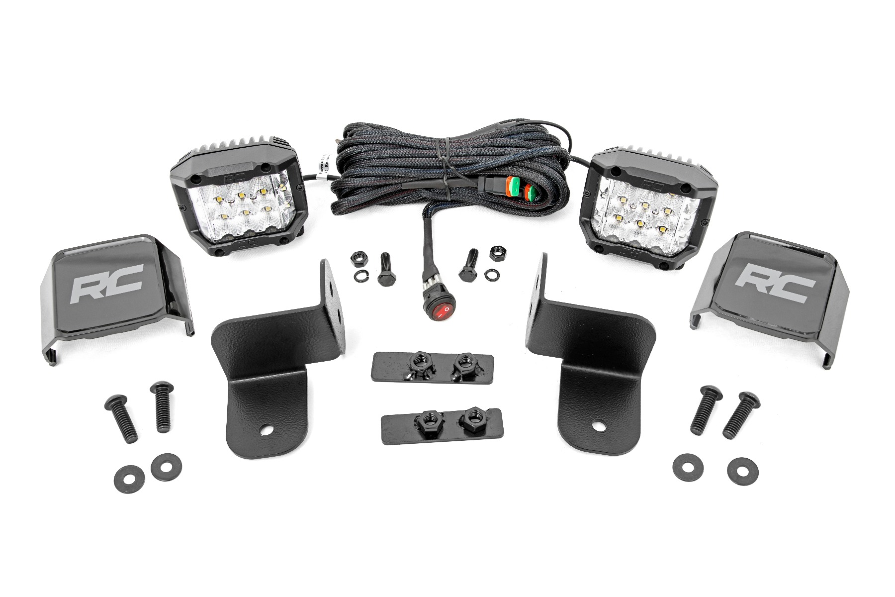 Polaris Rear Facing 3-Inch Wide Angle LED Kit | Polaris Ranger 1000 / Ranger XP 1000