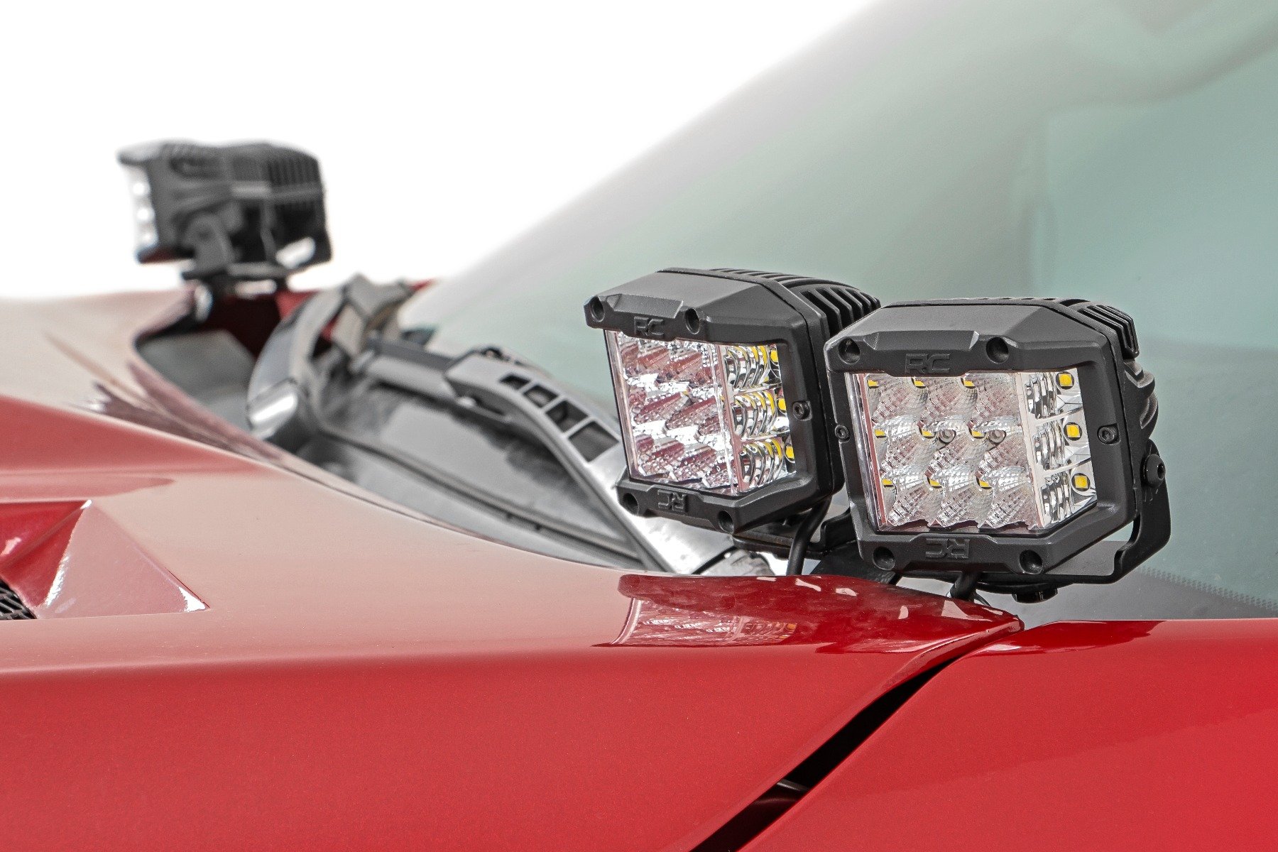 LED Light Kit | Ditch Mount | Dual 2" Black Pairs | Spot / Flood | Toyota Tundra (14-21)