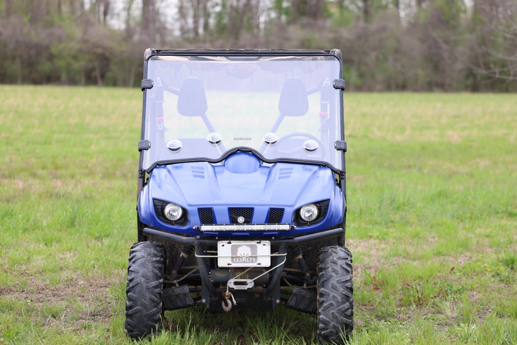 Vented Full Windshield | Scratch Resistant | Yamaha Rhino