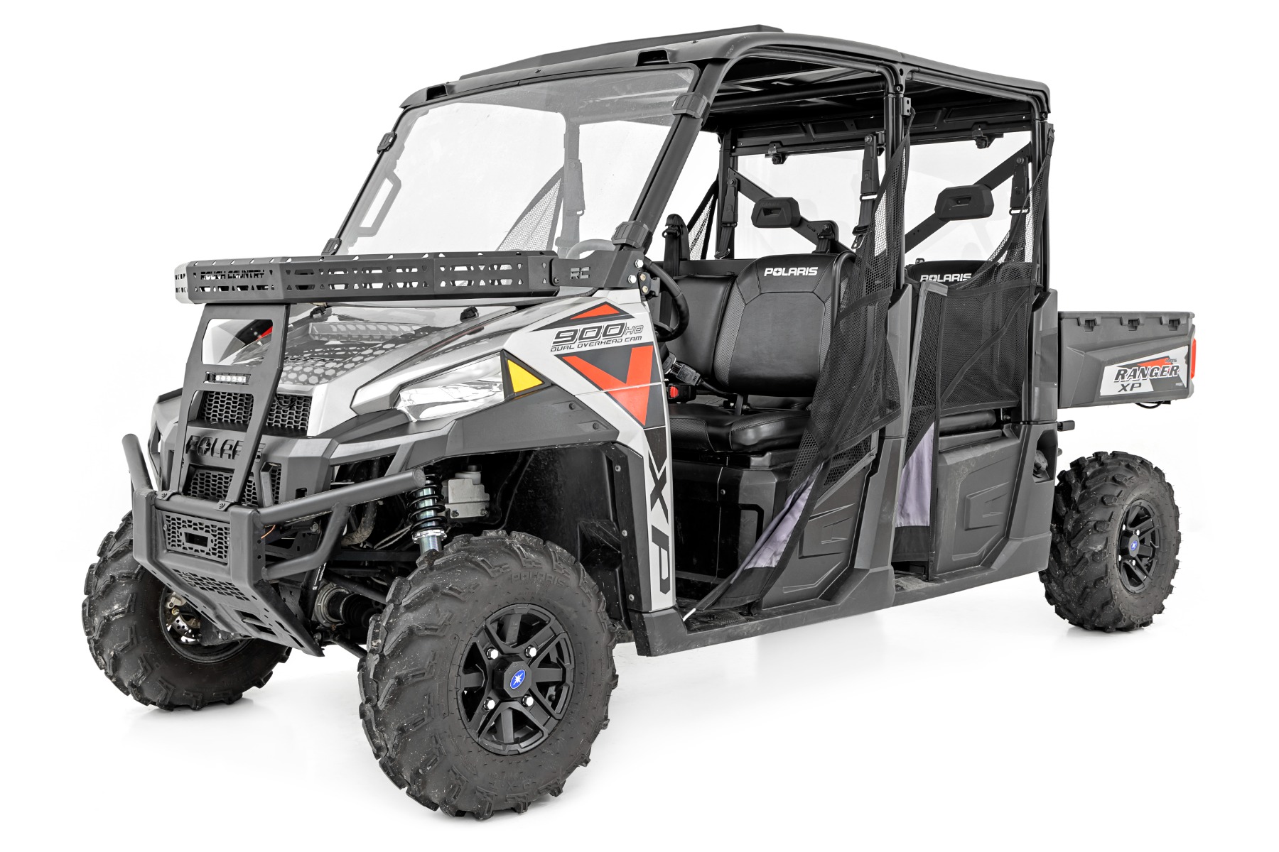 Front Cargo Rack | 6" Black Slimline | Polaris Ranger XP 900 / Ranger XP 1000