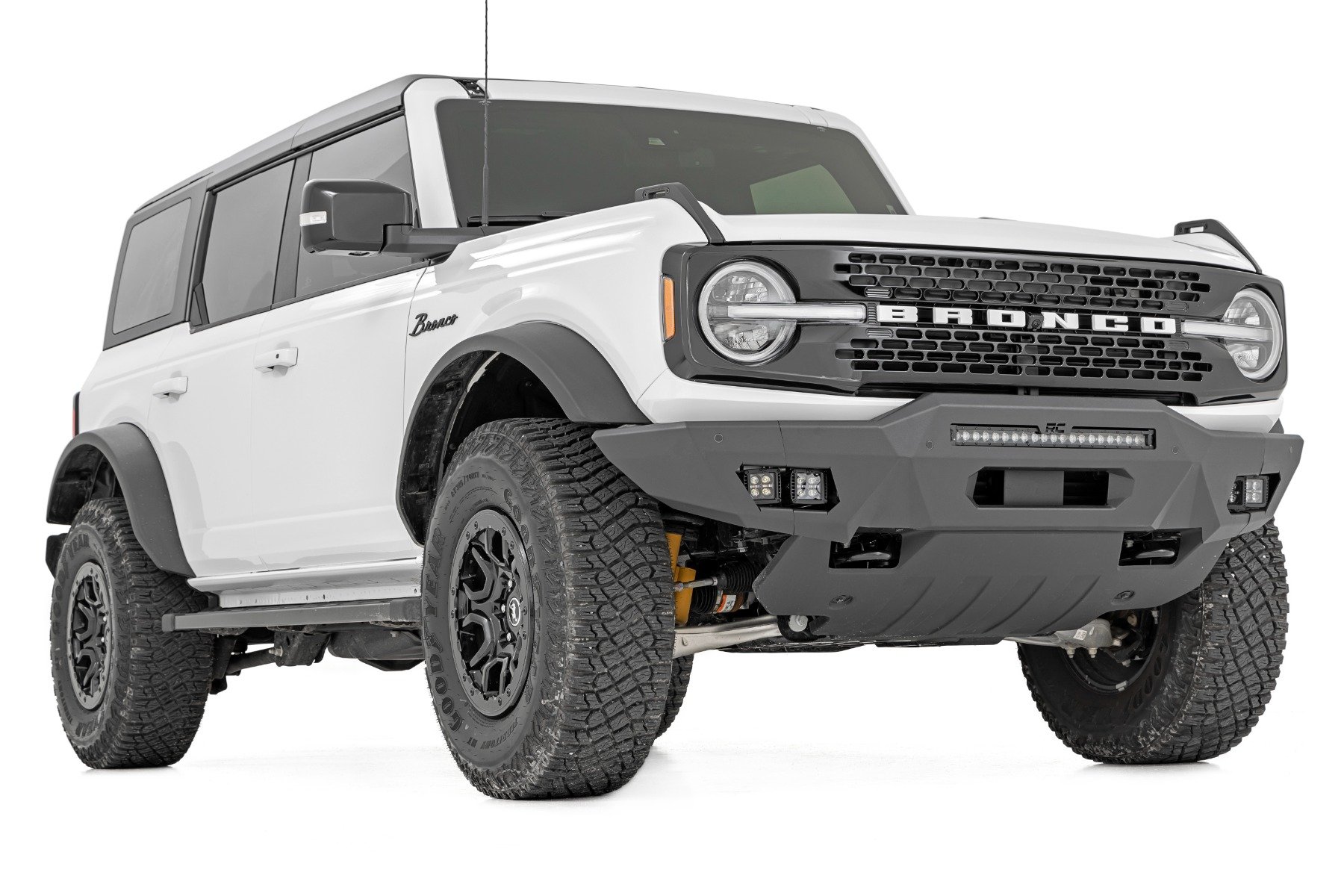 Front Bumper | Modular | Full Wings | Amber DRL | Ford Bronco 4WD (2021-2024)