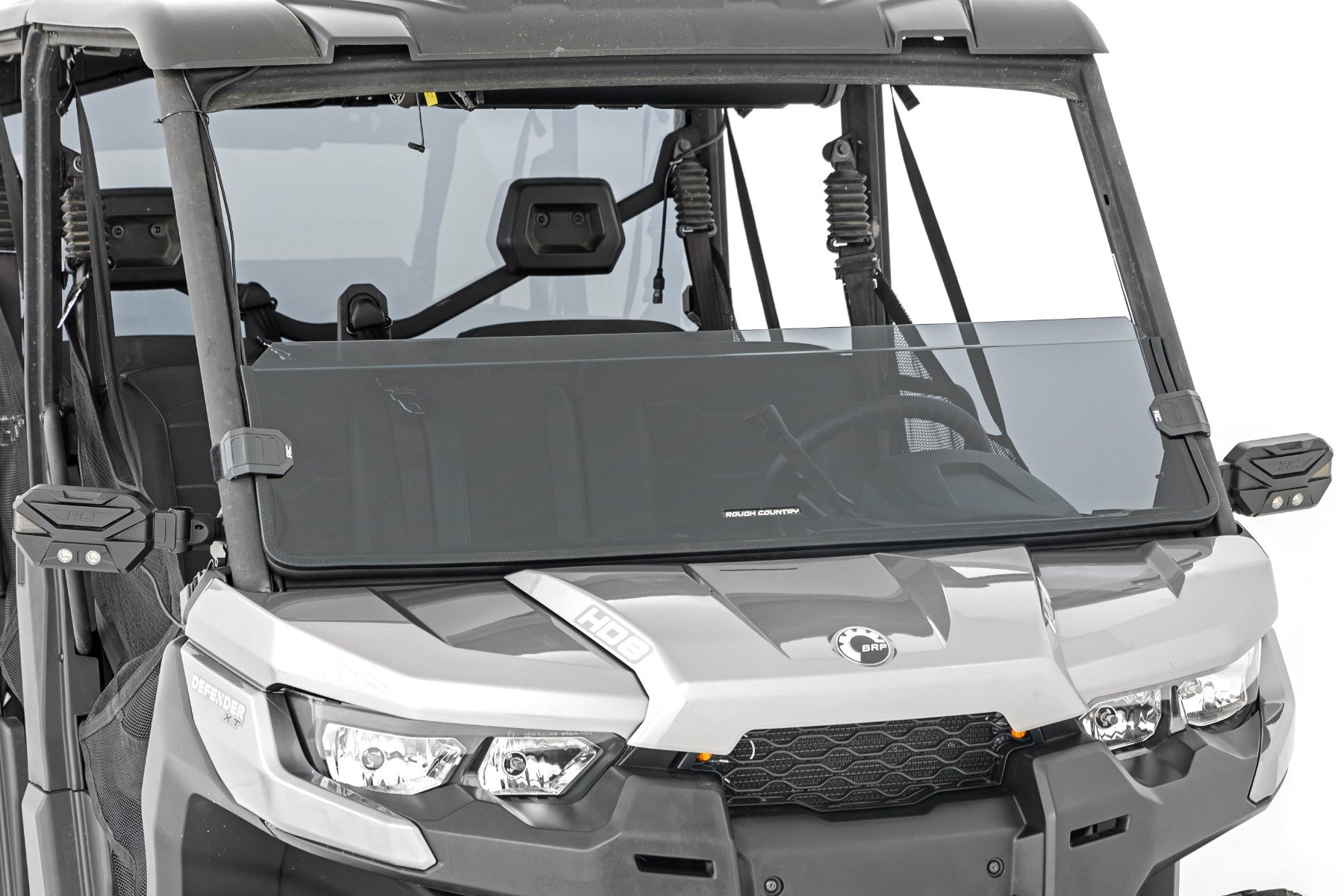 Tinted Half Windshield | Scratch Resistant | Can-Am Defender HD 5 / HD 8 / HD 9 / HD 10