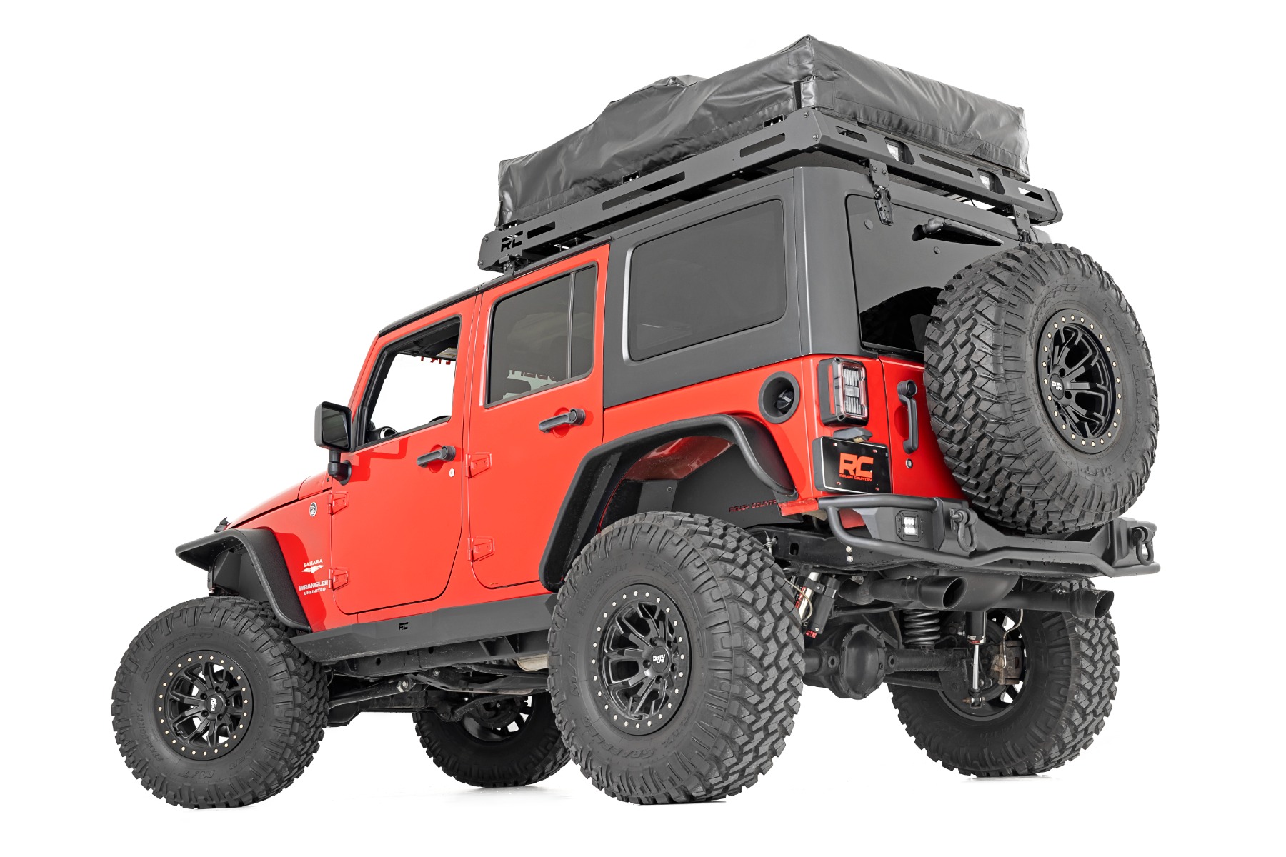 Rock Sliders | Heavy Duty l 4-Door | Jeep Wrangler Unlimited 2WD / 4WD (07-18)