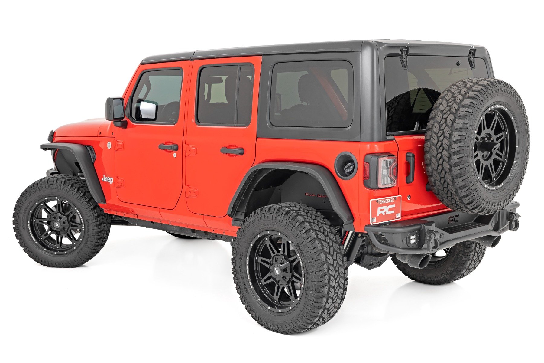 High Clearance LED Flat Fender Flare Kit | UV Treated | Jeep Wrangler JL (18-24)