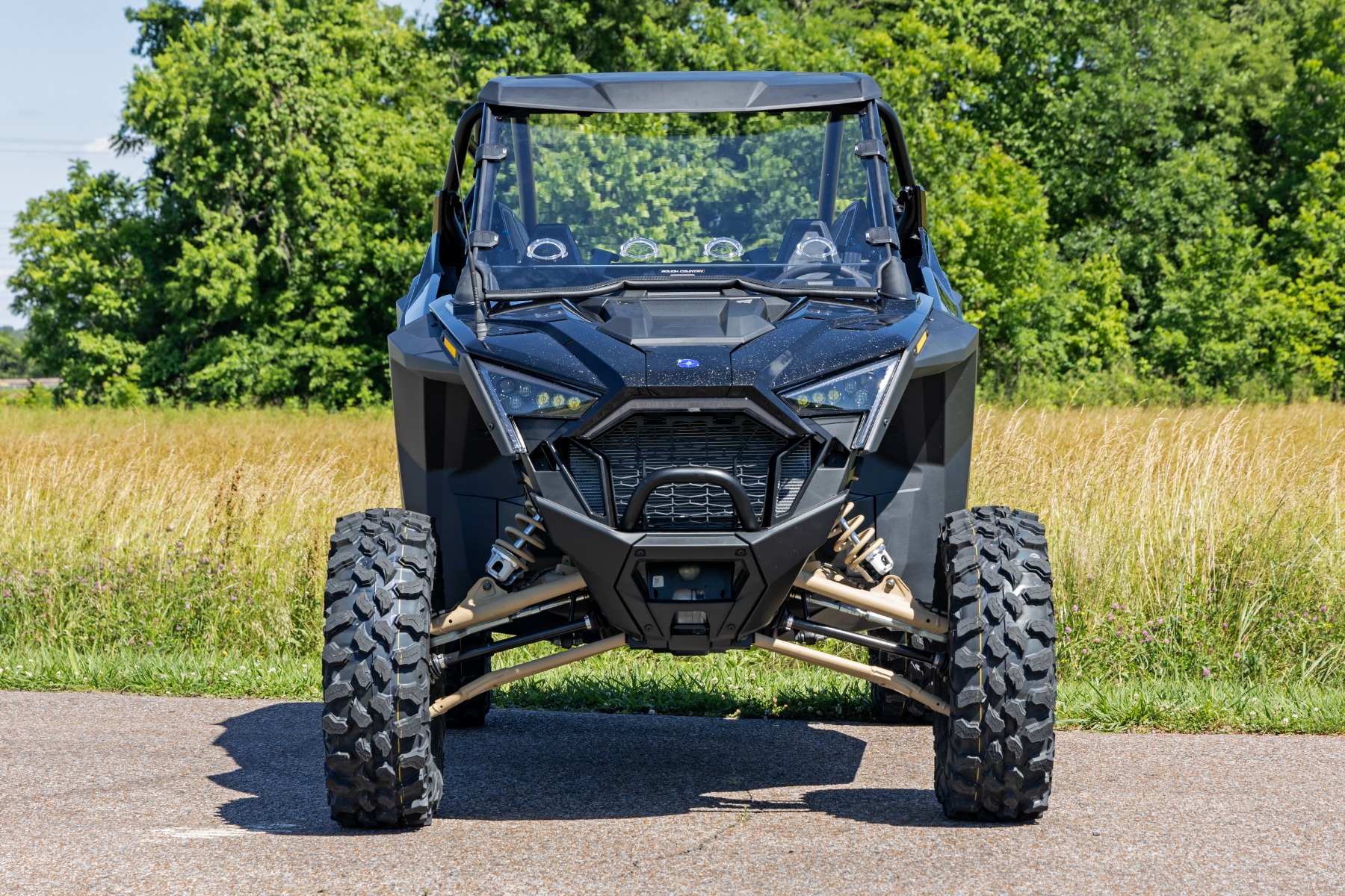 Vented Full Windshield | Scratch Resistant | Polaris RZR Turbo R