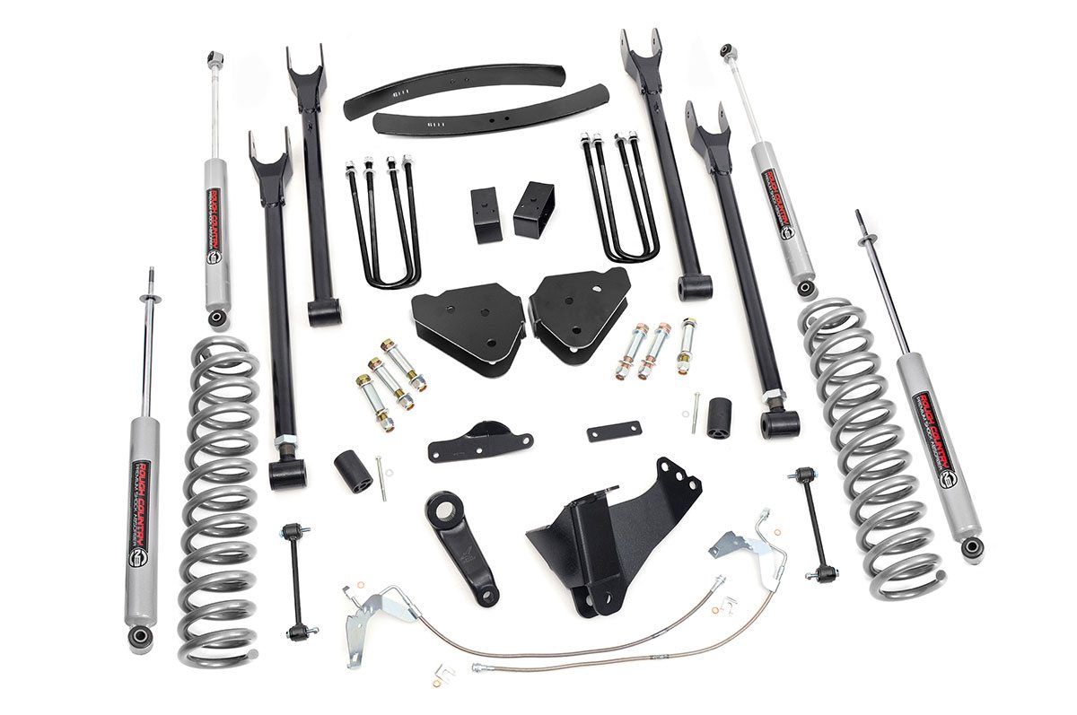 6 Inch Lift Kit | Diesel | 4 Link | Ford Super Duty 4WD (2008-2010)