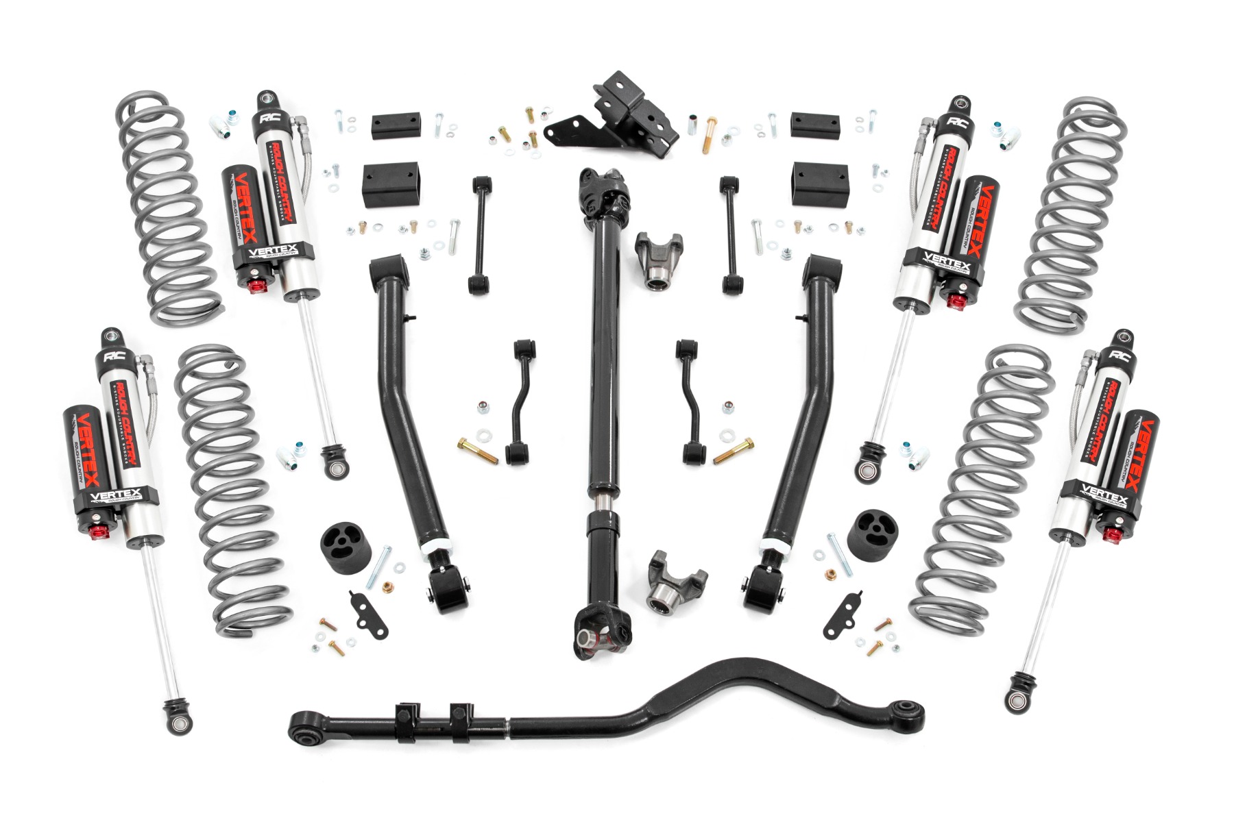 3.5" Lift Kit | Adj LCA | FR D / S | Vertex | Jeep Wrangler JL Rubicon (18-23)