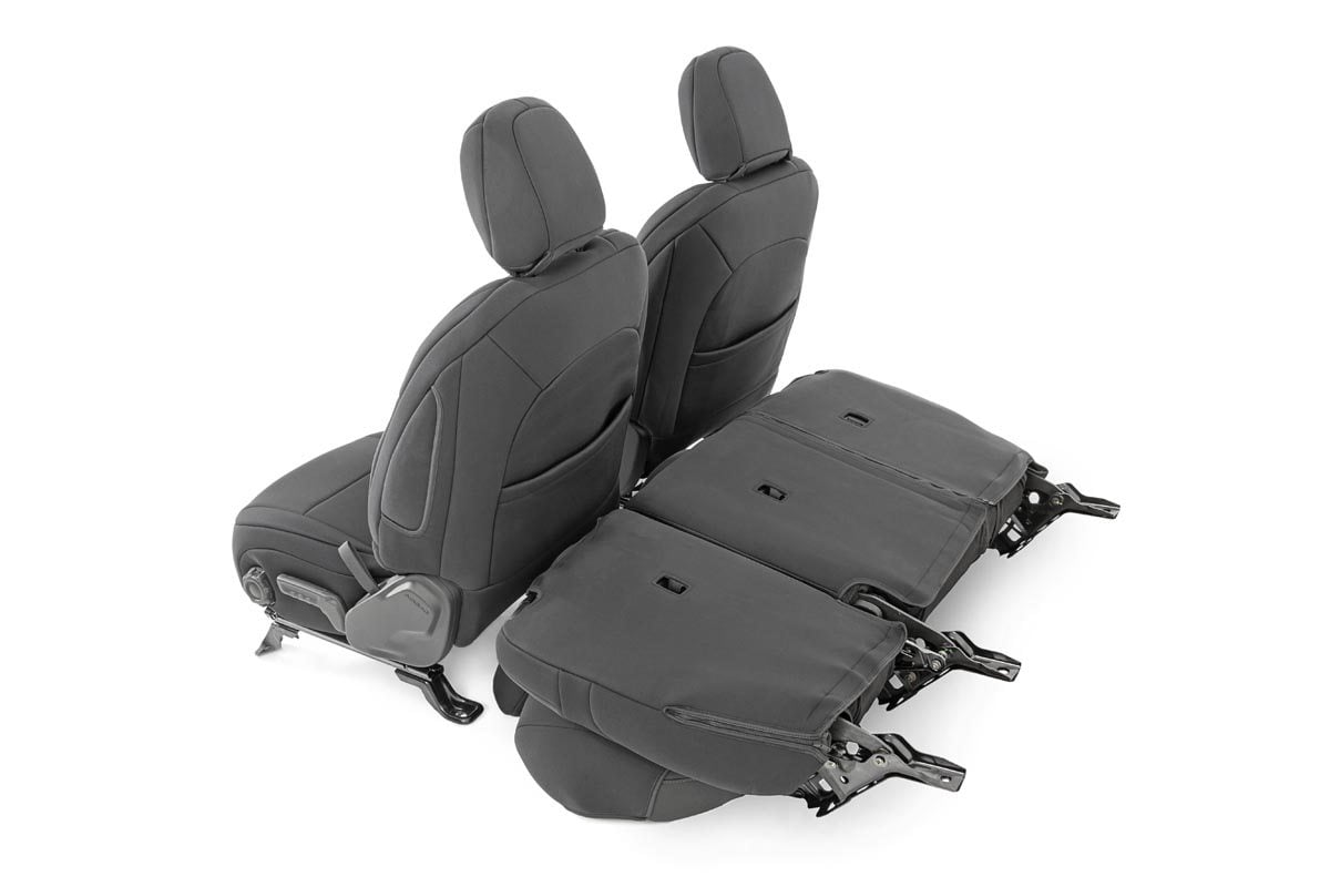 Seat Covers | Front and Rear | Jeep Wrangler Unlimited 4WD (2018-2024)