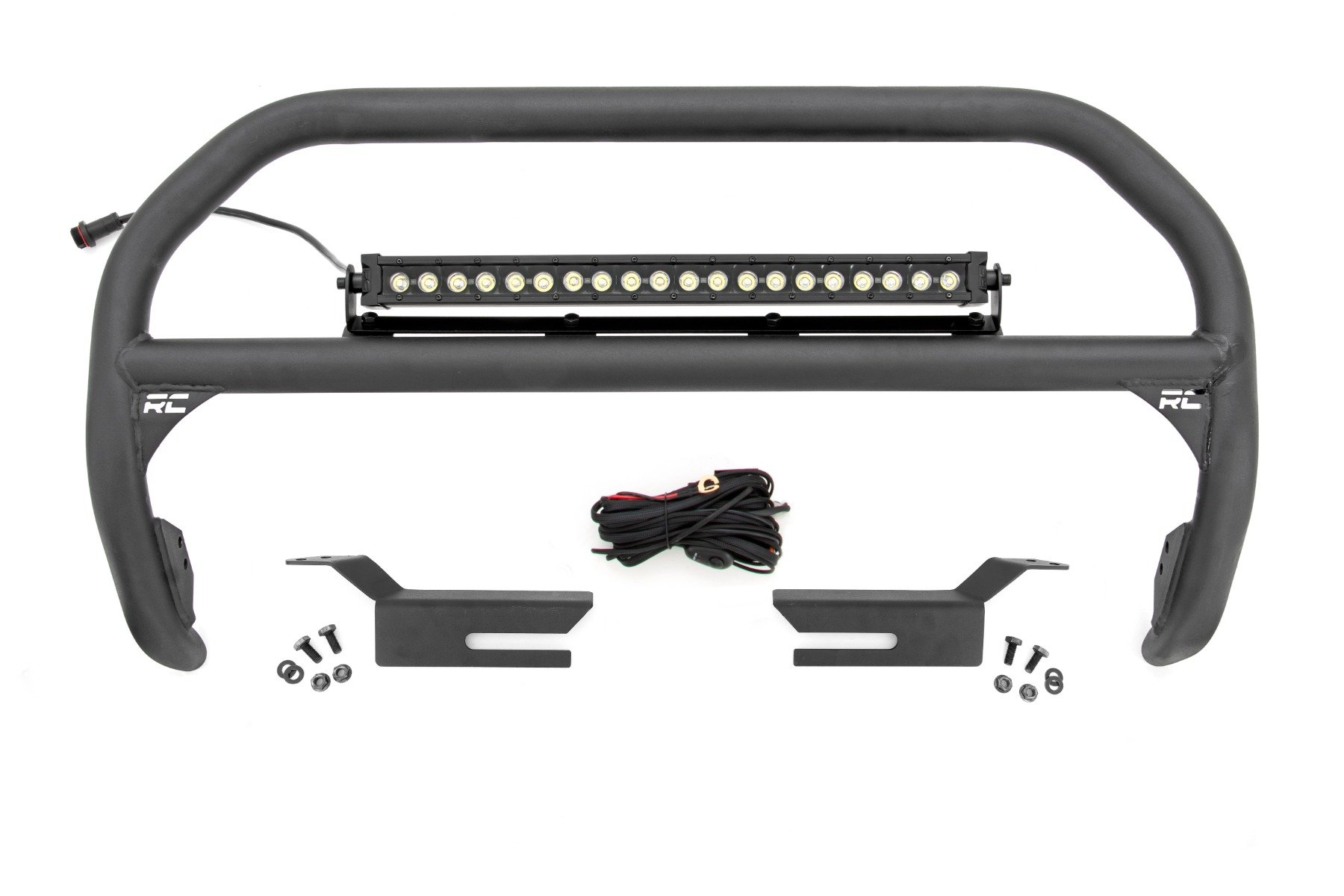 Nudge Bar | 20 Inch BLK DRL Single Row LED | Ford Bronco 4WD (21-23)