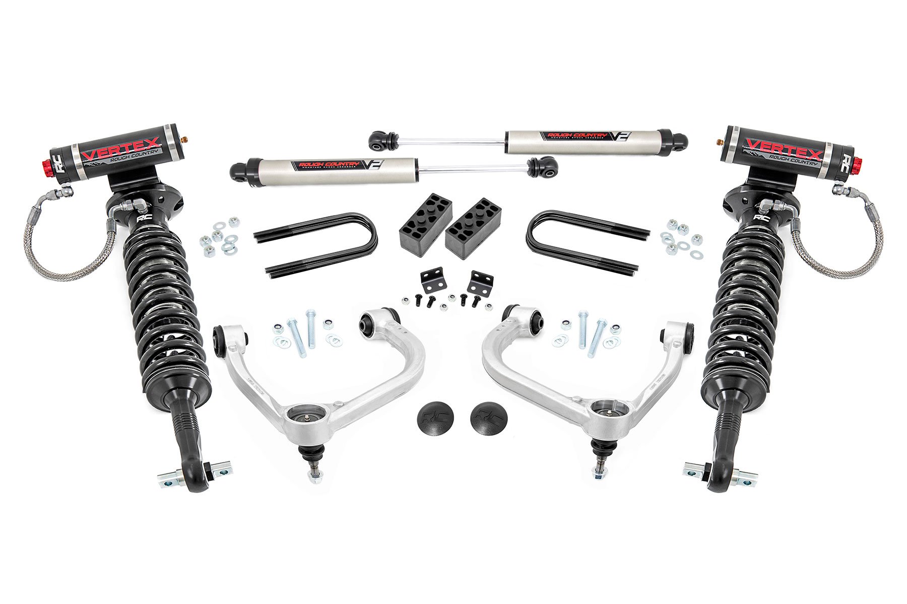 3 Inch Lift Kit | Fabbed UCA | Vertex / V2 | Ford F-150 4WD (2021-2023)