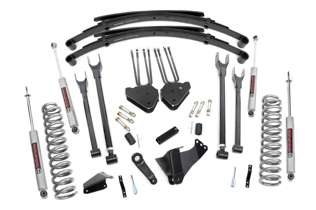 8 Inch Lift Kit | 4 Link | RR Springs | Ford F-250 / F-350 Super Duty (05-07)