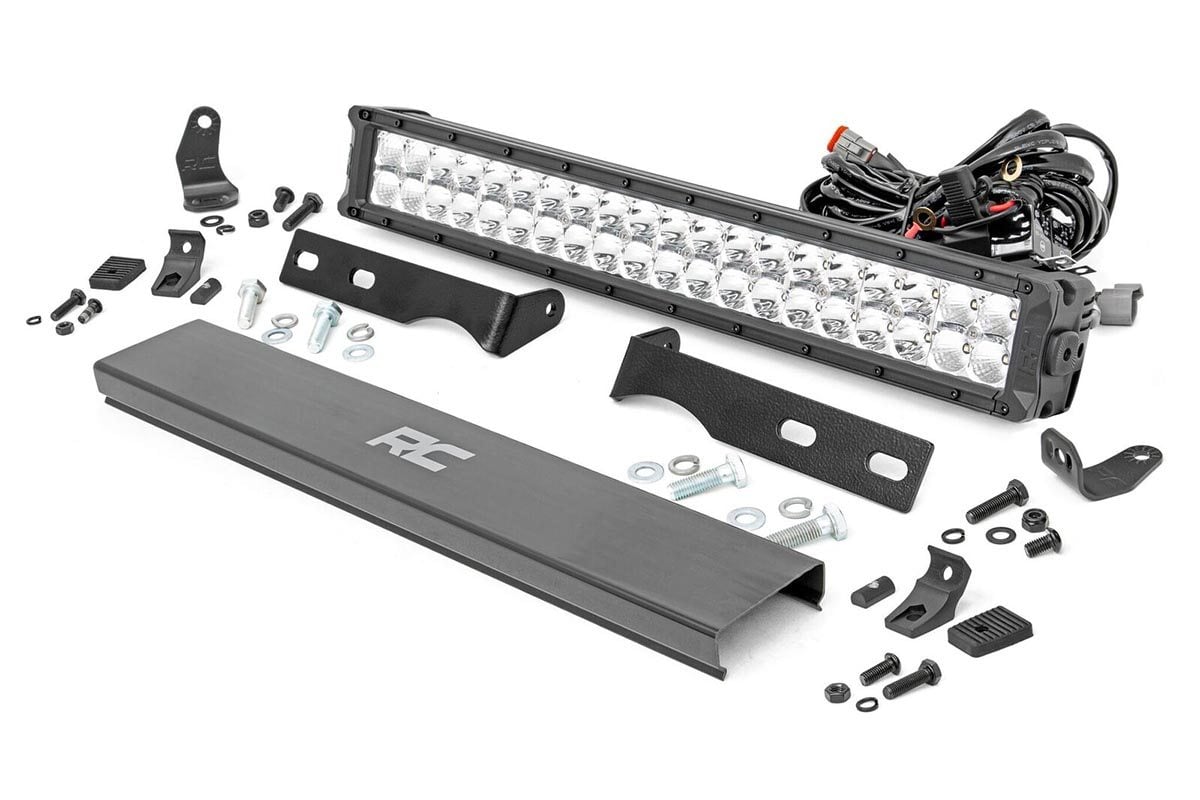Jeep 20in LED Bumper Kit | Chrome Series w / Amber DRL (11-20 WK2 Grand Cherokee)