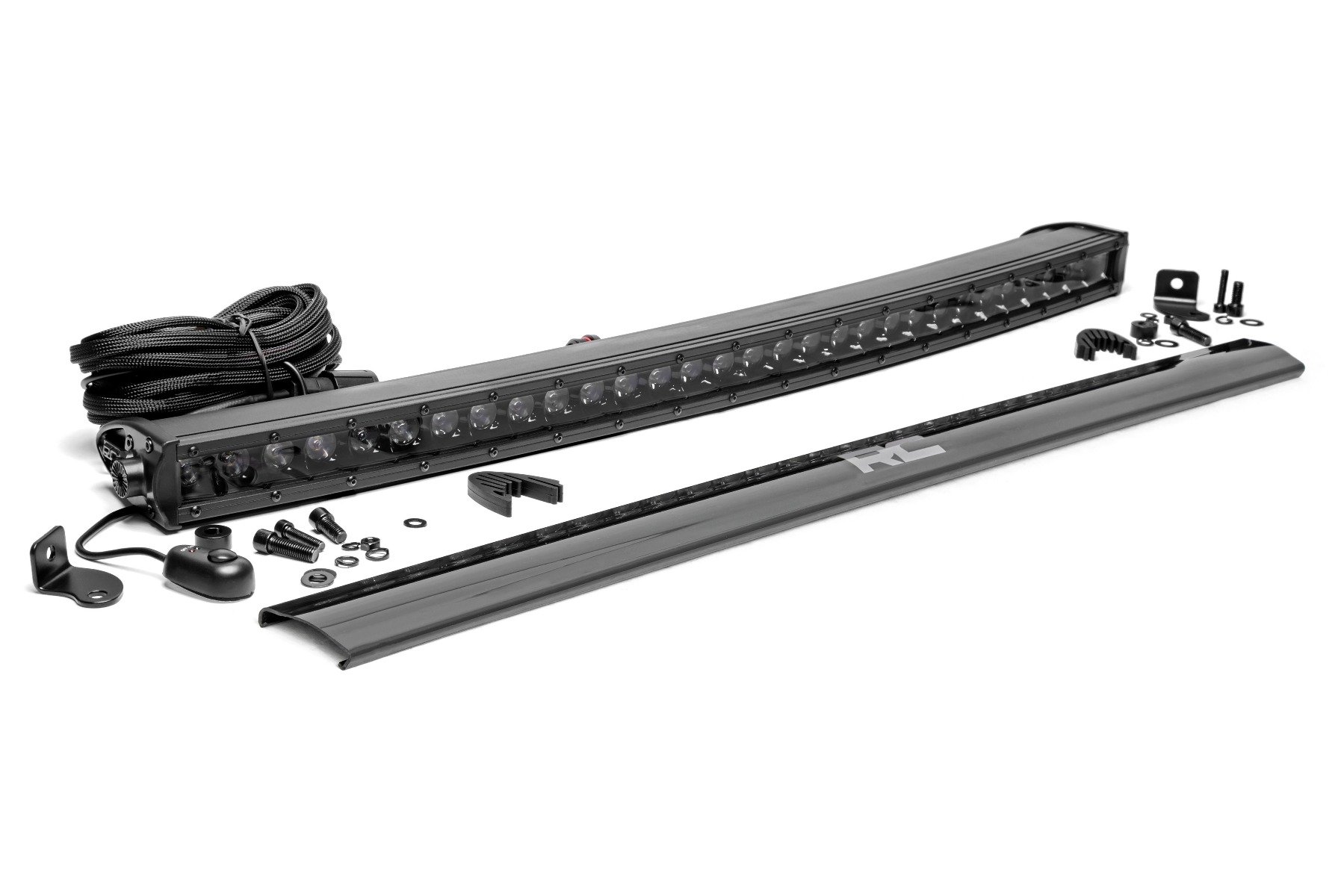 Black Series LED | 30 Inch Light| Curved Single Row