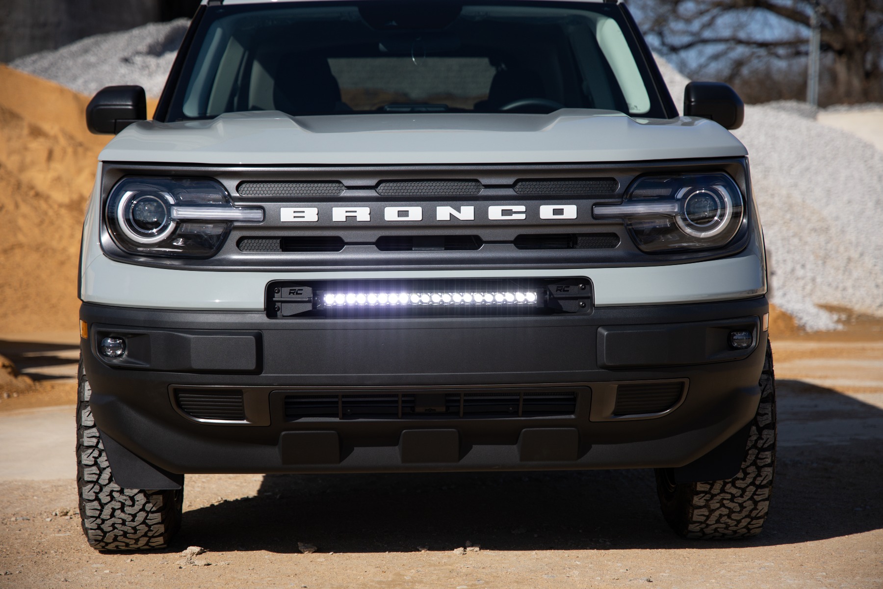 LED Light Kit | Bumper Mount | 20" Chrome Single Row | Ford Bronco Sport (21-23)