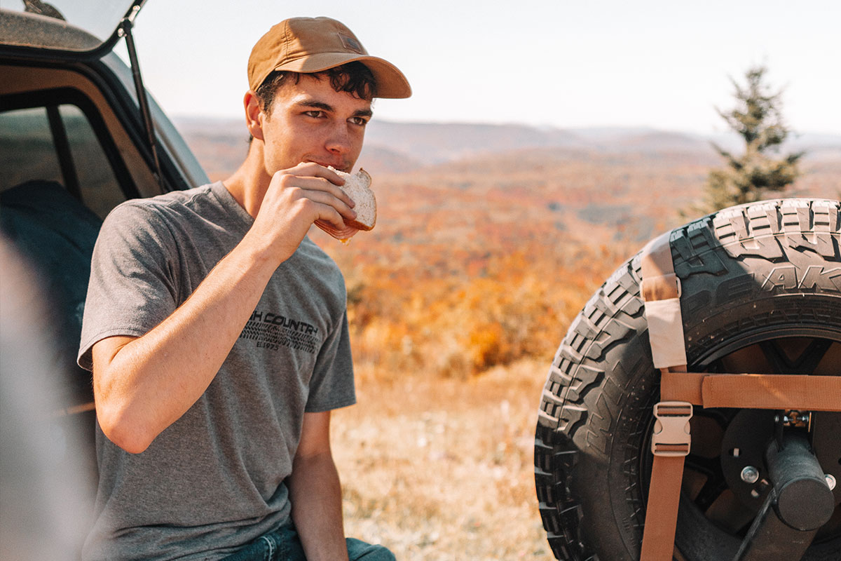 Rough Country T-Shirt | Horizontal Tread | Grey | LG