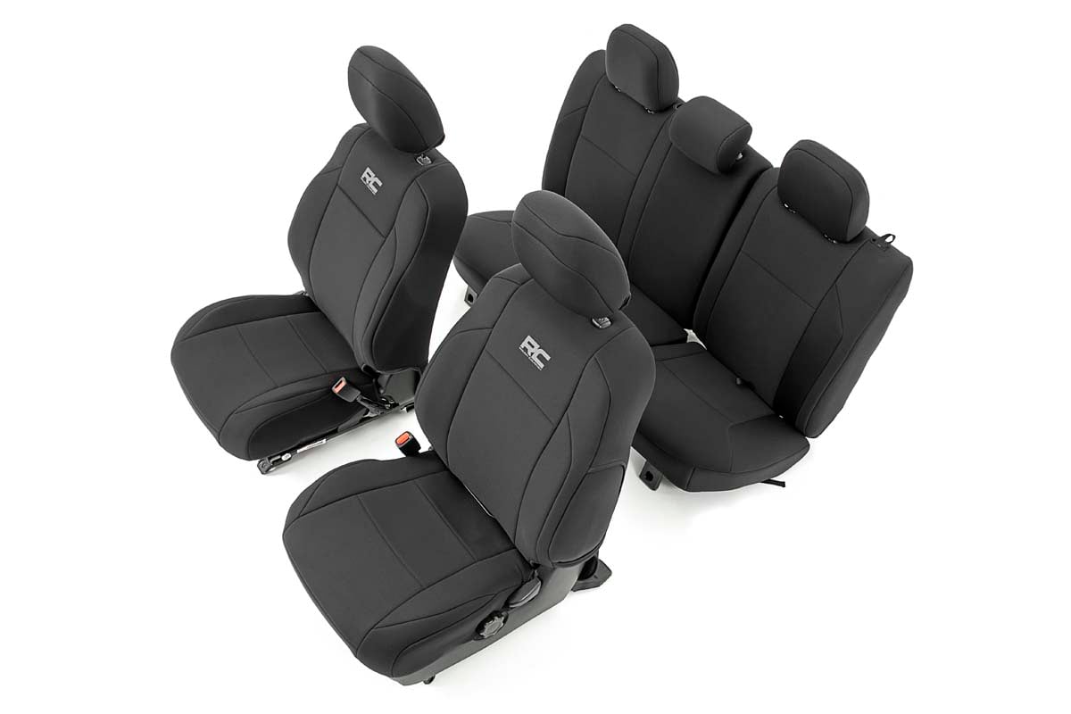 Seat Covers | FR & RR | Double Cab | Toyota Tacoma 2WD / 4WD (2016-2023)