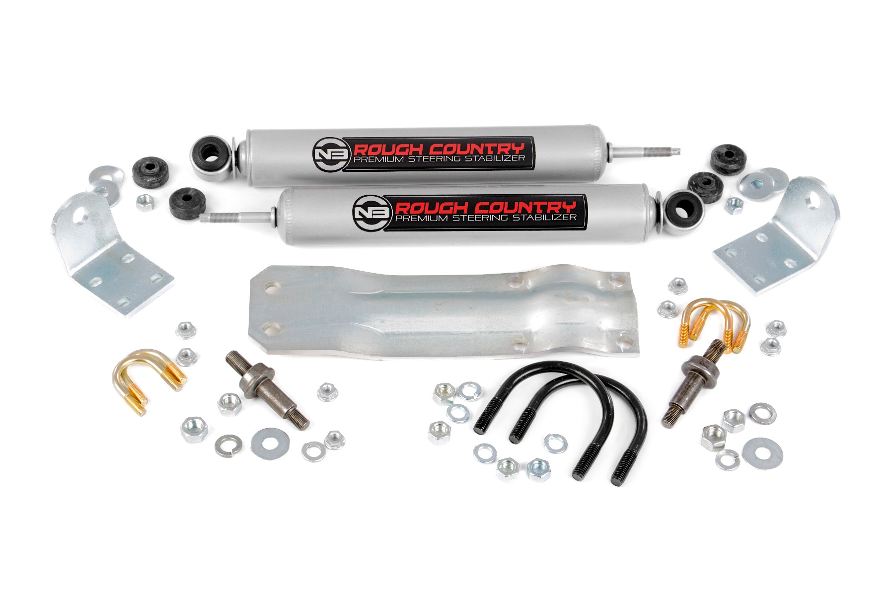 N3 Steering Stabilizer | Dual | 2-8 Inch Lift | Dodge 1500 (94-99)