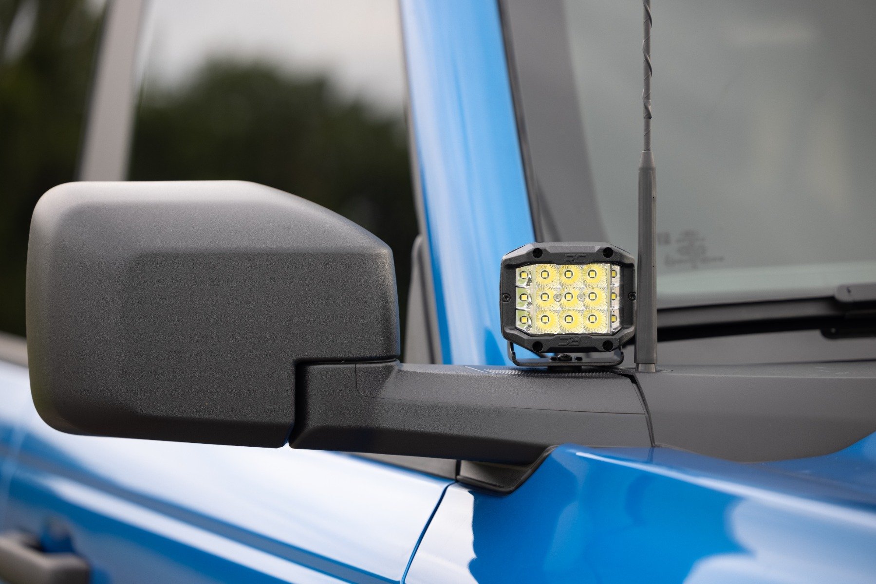 LED Light Kit | Ditch Mount | 2" Black Pair | White DRL | Ford Bronco (21-24)