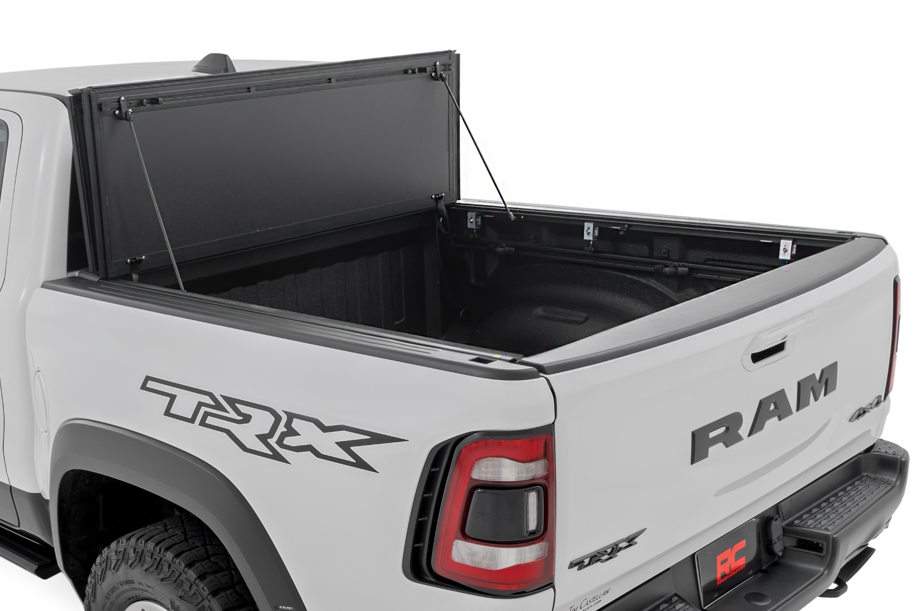 Hard Tri-Fold Flip Up Fold Bed Cover | 5'7" Bed | Ram 1500 (19-24) / 1500 TRX (21-24) 