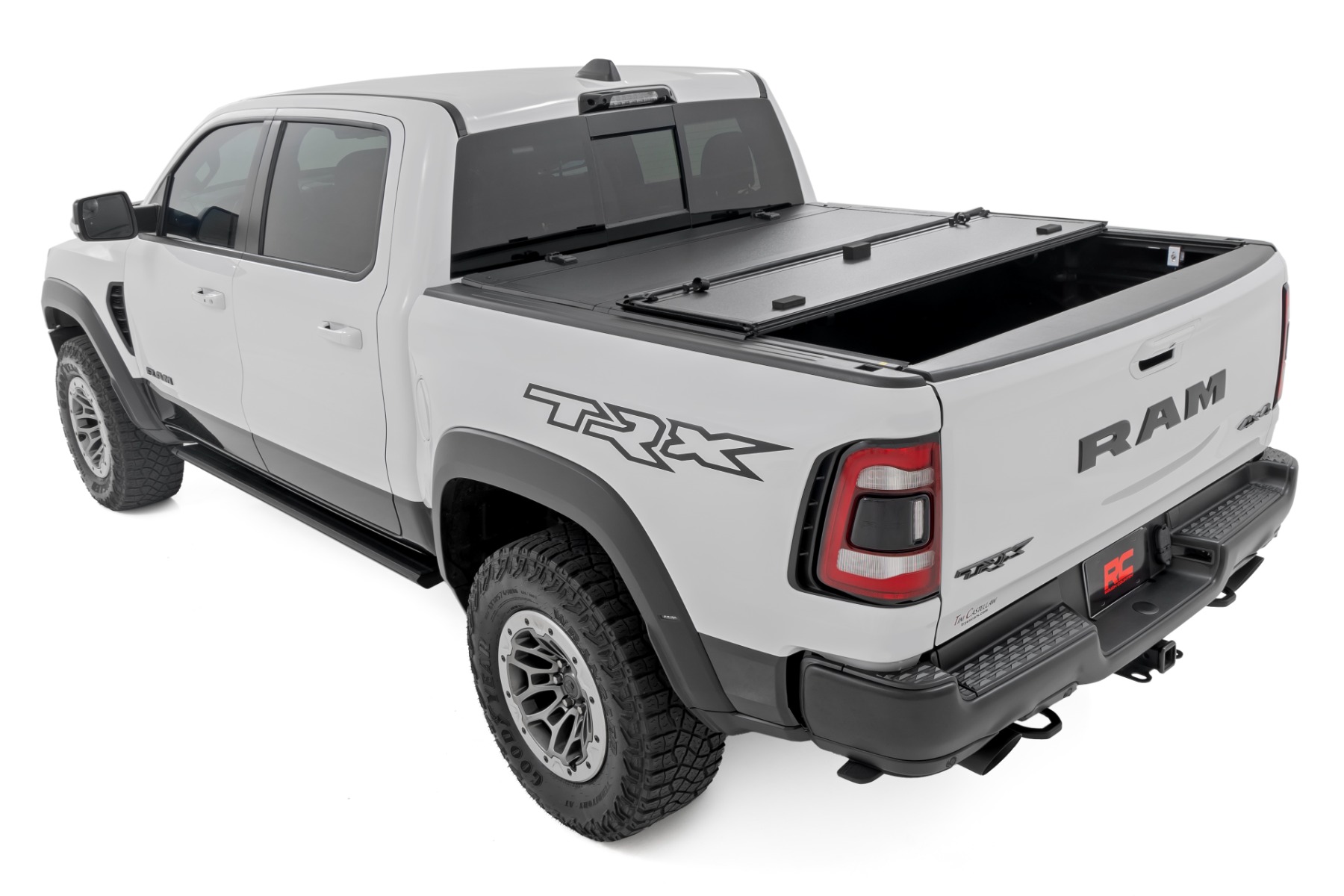 Hard Tri-Fold Flip Up Fold Bed Cover | 5'7" Bed | Ram 1500 (19-24) / 1500 TRX (21-24) 