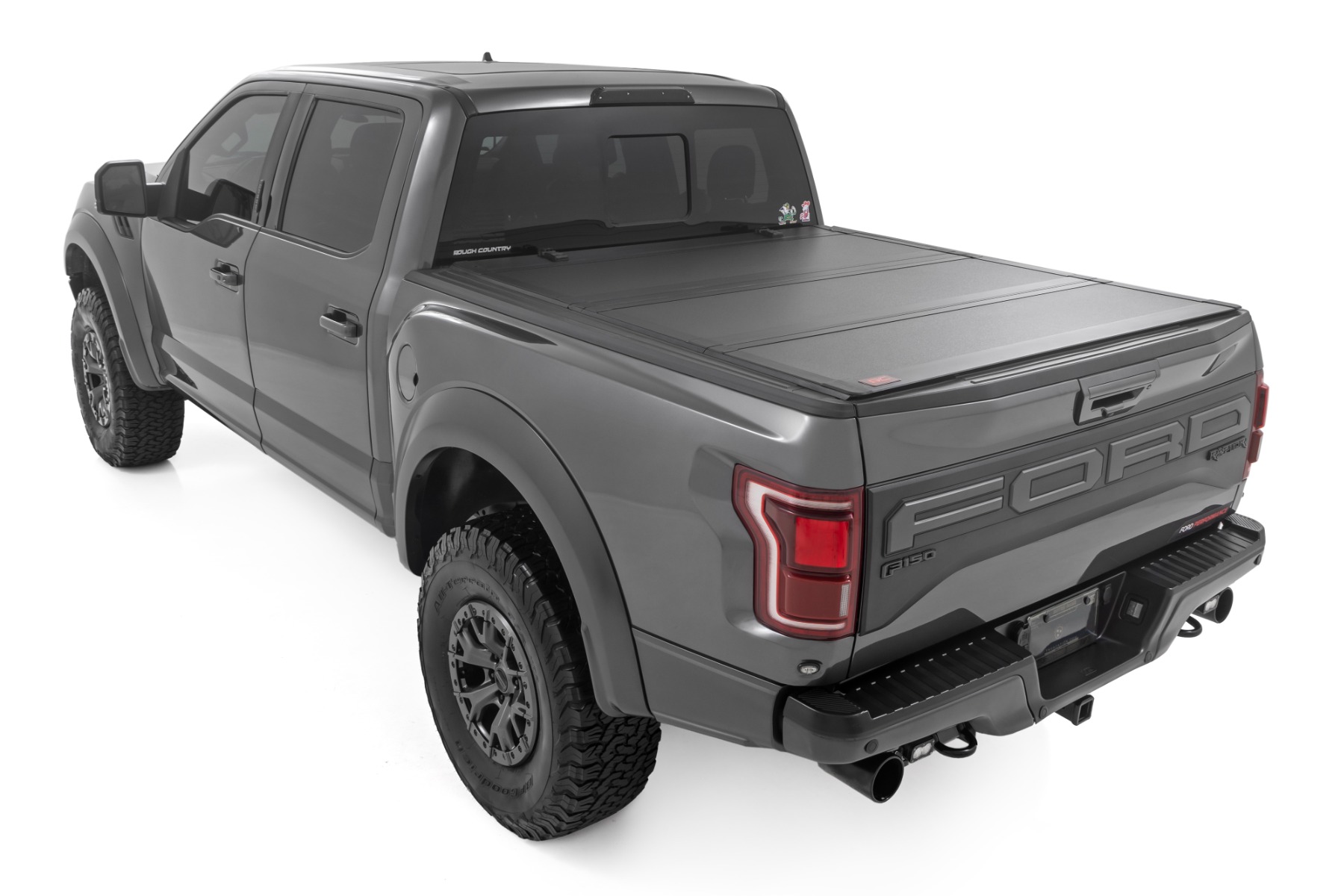 Hard Tri-Fold Flip Up Bed Cover | 5'7" Bed | Ford F-150 (21-24) / F-150 Lightning (22-24) 