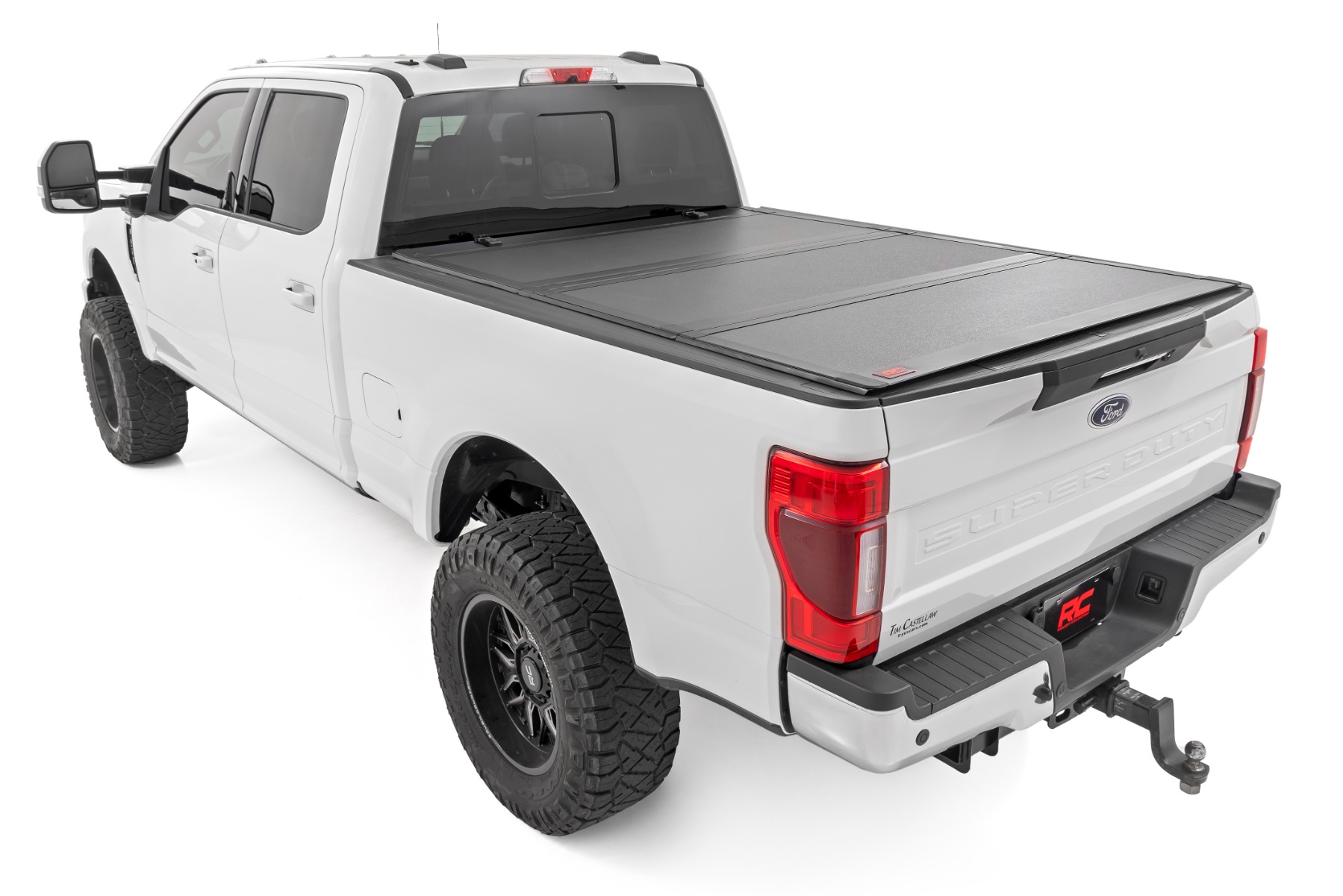 Hard Tri-Fold Flip Up Bed Cover | 6'10" Bed | Ford Super Duty (17-23)