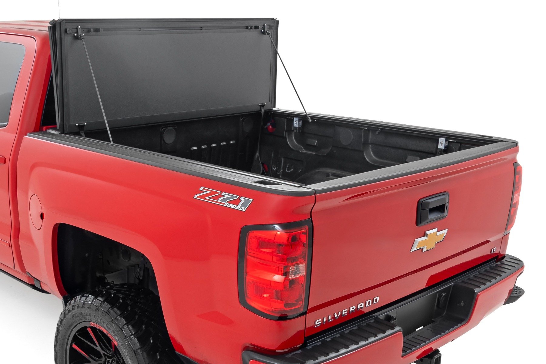 Hard Tri-Fold Flip Up Bed Cover | 5'9" Bed | Chevy / GMC 1500 / 2500HD / 3500HD (14-19)