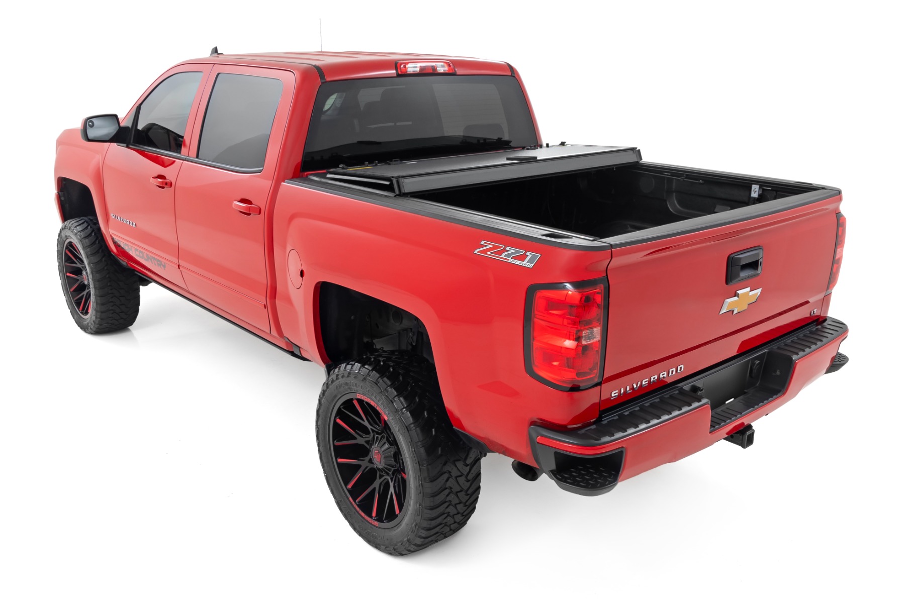 Hard Tri-Fold Flip Up Bed Cover | 5'9" Bed | Chevy / GMC 1500 / 2500HD / 3500HD (14-19)