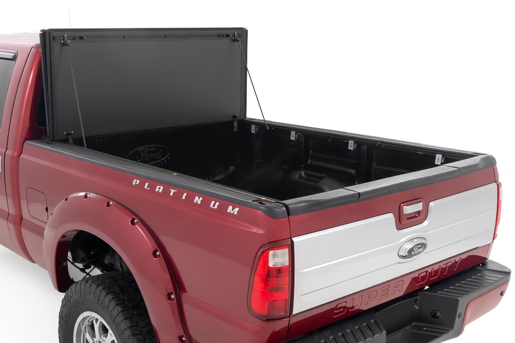 Hard Tri-Fold Flip Up Bed Cover | 6'10" Bed | Ford F-250 / F-350 Super Duty (99-16)