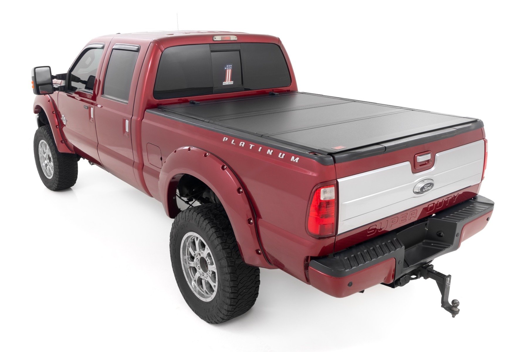 Hard Tri-Fold Flip Up Bed Cover | 6'10" Bed | Ford F-250 / F-350 Super Duty (99-16)