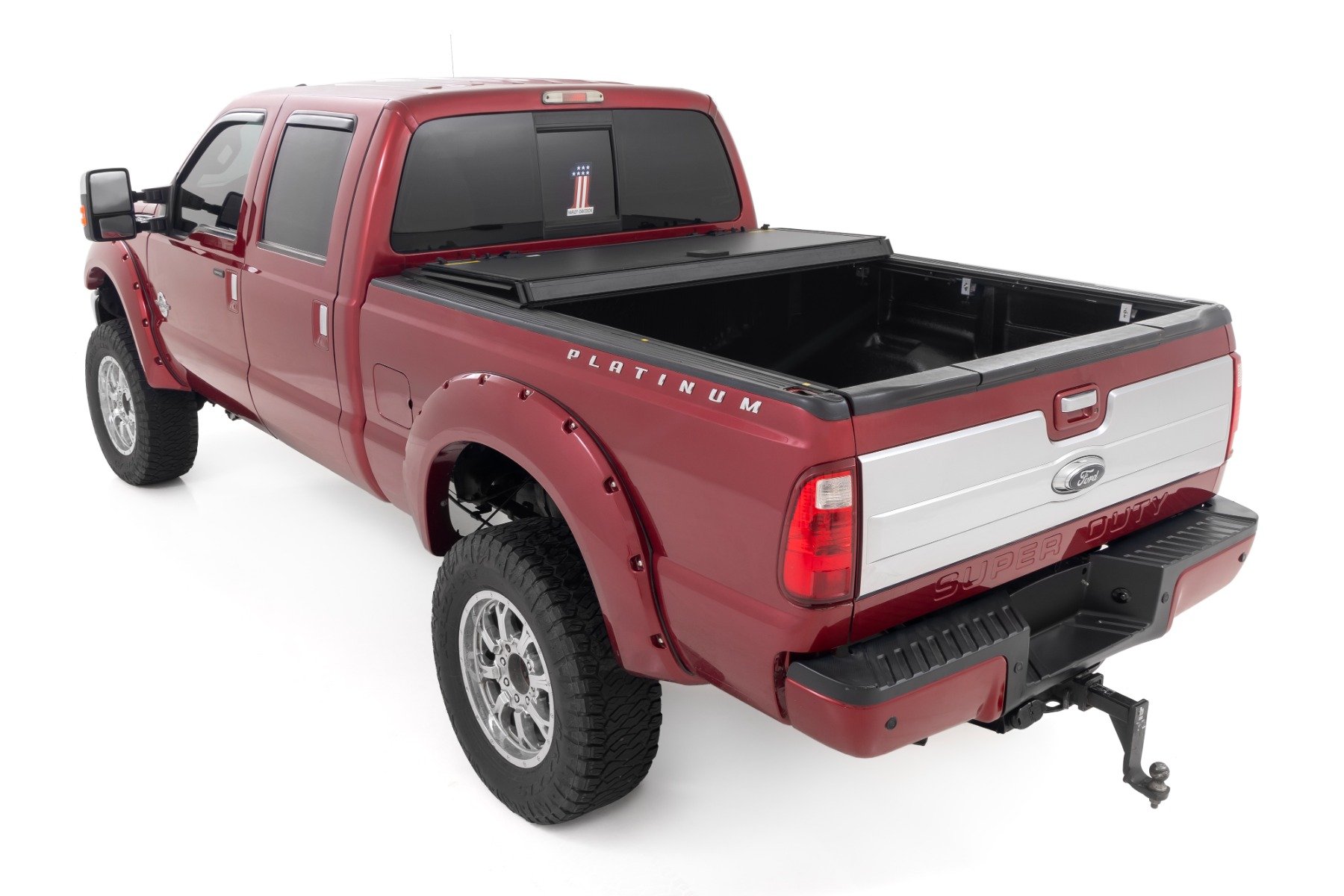 Hard Tri-Fold Flip Up Bed Cover | 6'10" Bed | Ford F-250 / F-350 Super Duty (99-16)