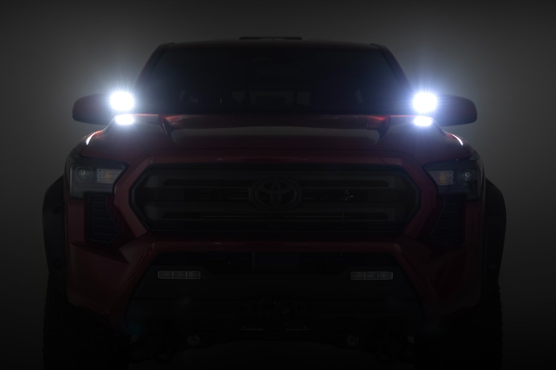 LED Light Kit | Ditch Mount | 2" Black Pair | Flood | Toyota Tacoma (2024)