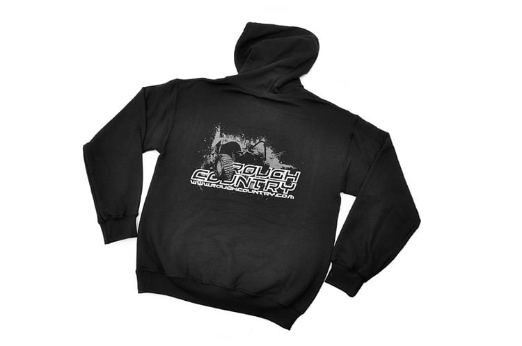 Rough Country Hoodie | Black | Size SM