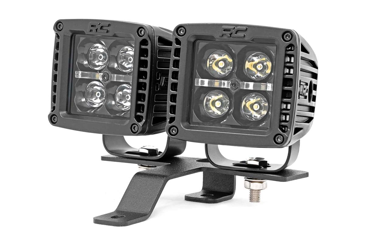 Jeep Quad LED Light Pod Kit- Black Series (18-24 JL / 20-24 Gladiator)