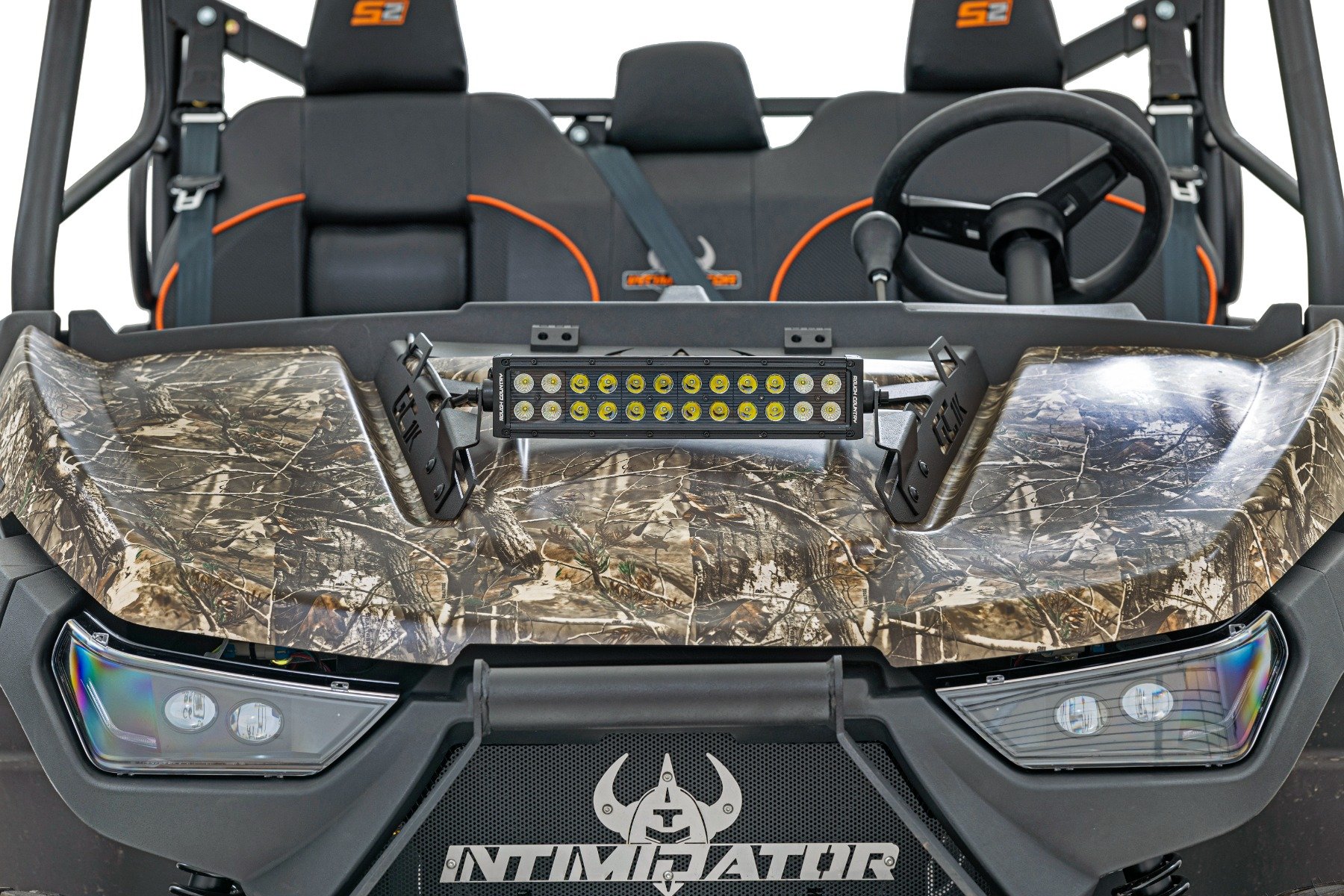 12" LED Light Kit | Hood Mount | Single Row | Intimidator GC1K / GC1K Crew 