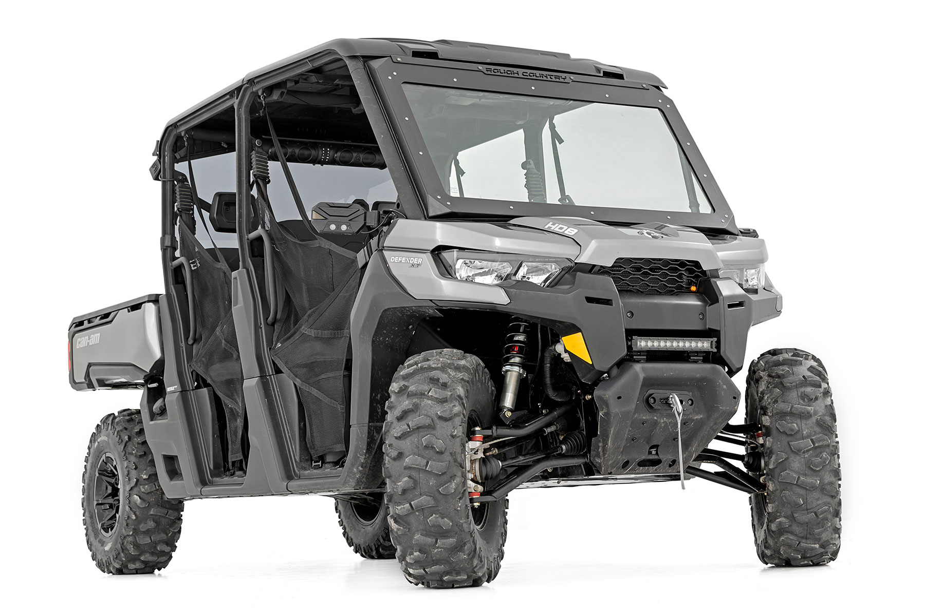 M1 Front Coil Over Shocks | Ride Height Adjust | Can-Am Defender HD 5 / HD 8 / HD 9