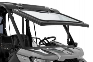 Electric Tilt Windshield | Glass | Formed Frame | Can-Am Defender HD 8/HD 9/HD 10