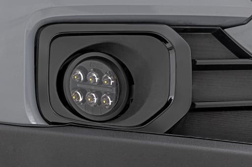 LED Fog Light Kit | 3.5 Inch Round Black Series | Amber DRL | Toyota Tacoma (16-23)