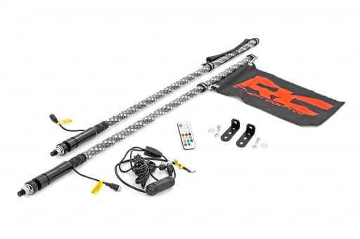 LED Whip Light Kit | Bed Mount |Polaris RZR 170