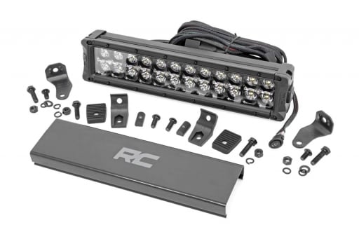 12-inch Cree LED Light Bar with Cool White DRL [70912BLKDRL]