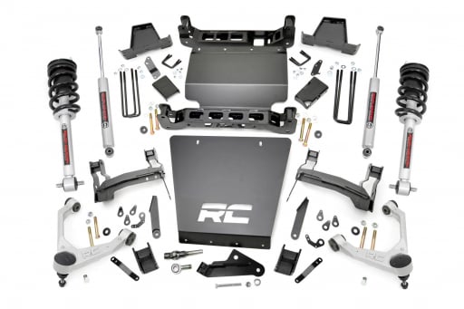7 Inch Stamped Steel LCA Lift Kit | Forged UCA | Bracket | Chevy/GMC 1500 (16-18)