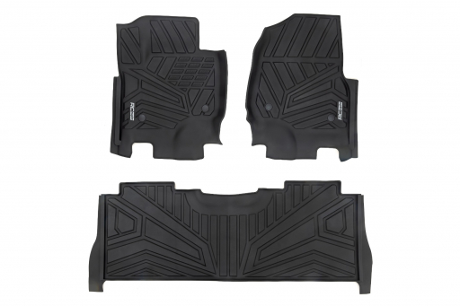 Flex-Fit Floor Mats | Front and Rear | Ford F-250/F-350 Super Duty (17-24)