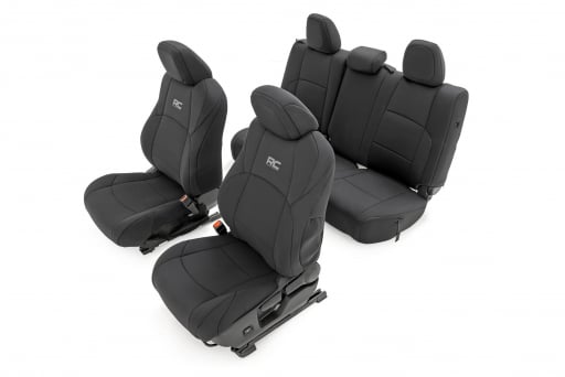 Seat Covers | FR & RR | Crew Cab | Toyota Tacoma 2WD/4WD (2024)