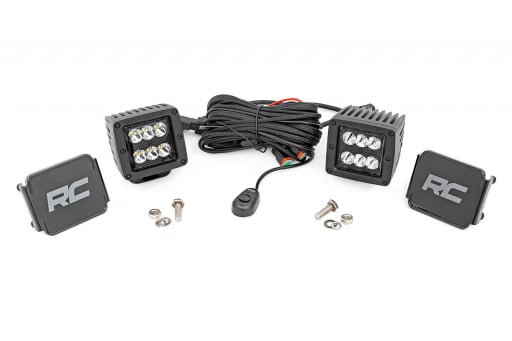 2in Square Cree LED Black Series Lights