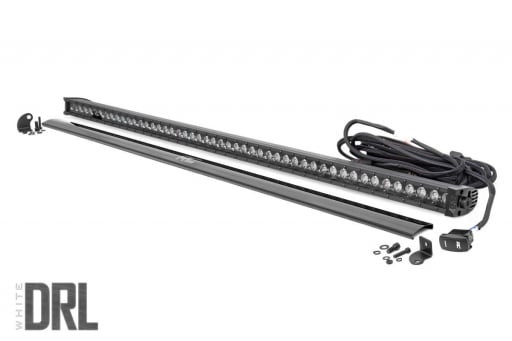 Black Series LED Light Bar | Cool White DRL | 50 Inch | Single Row