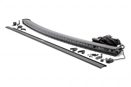 50 Inch Black Series LED Light Bar | Curved | Single Row
