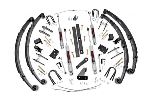 4.5in X-series Suspension Lift Kit w/ Military Wrapped Springs for 87-95 Jeep YJ Wrangler