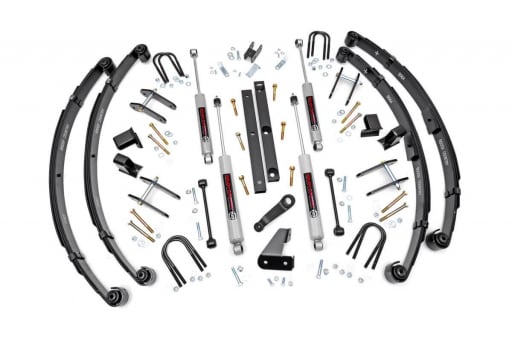 4.5in Suspension Lift Kit w/ Military Wrapped Springs for 87-95 Jeep YJ Wrangler