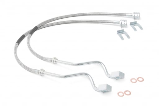 Stainless Steel Braided Front Brake Lines [89705]