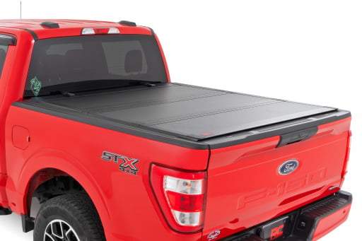 Hard Tri-Fold Flip Up Bed Cover | 5'7" Bed | Ford F-150 2WD/4WD (2015-2020)